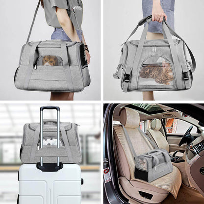 Foldable Pet Carrier for Cats & Dogs