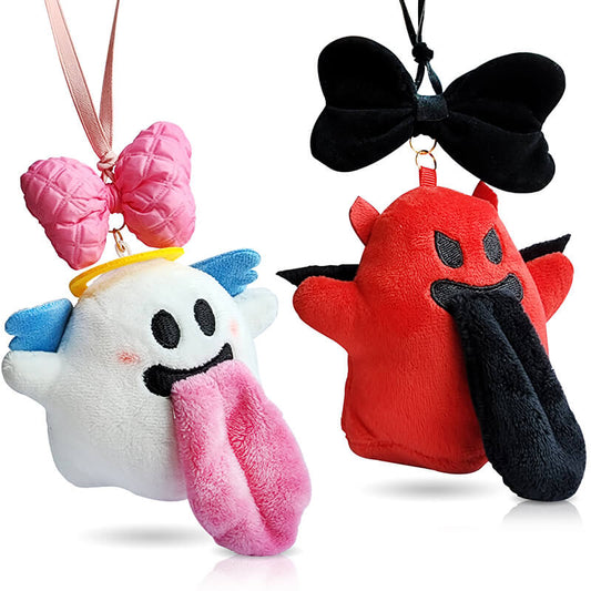 Angel & Devil Ghost Car Pendants/Seat Belt Cover