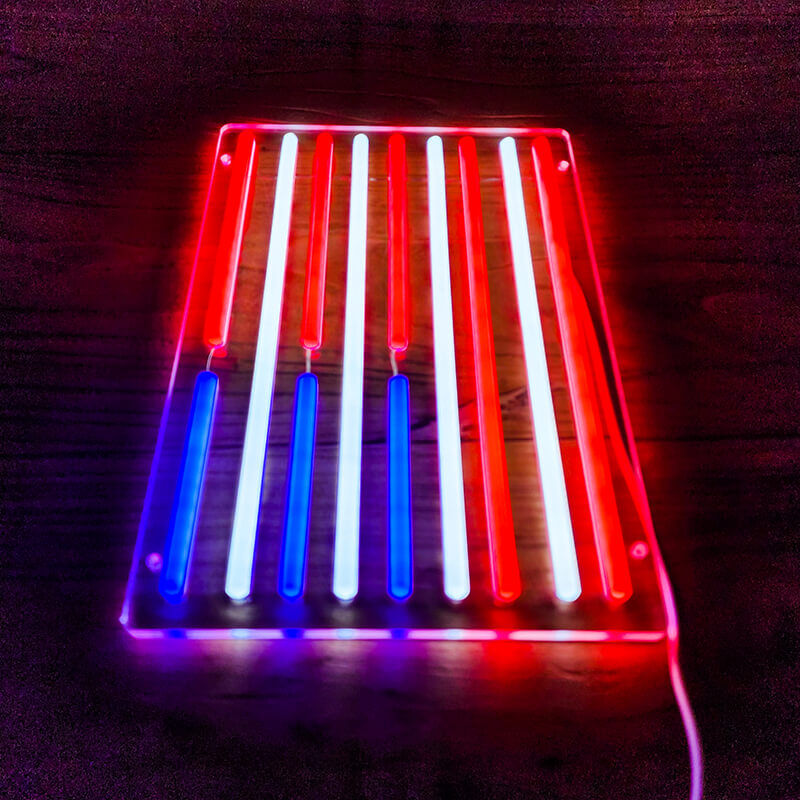 US PATRIOT – American Flag LED Neon Sign (USB)