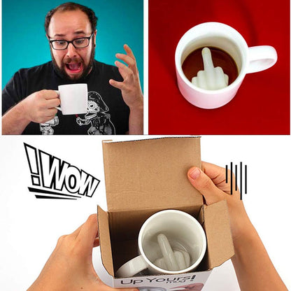 Middle Finger Coffee Cup