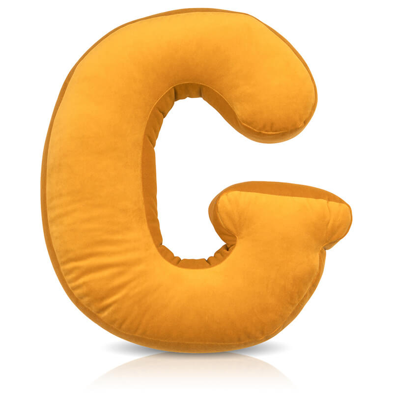 Letter Pillows Velour (16in/40cm)