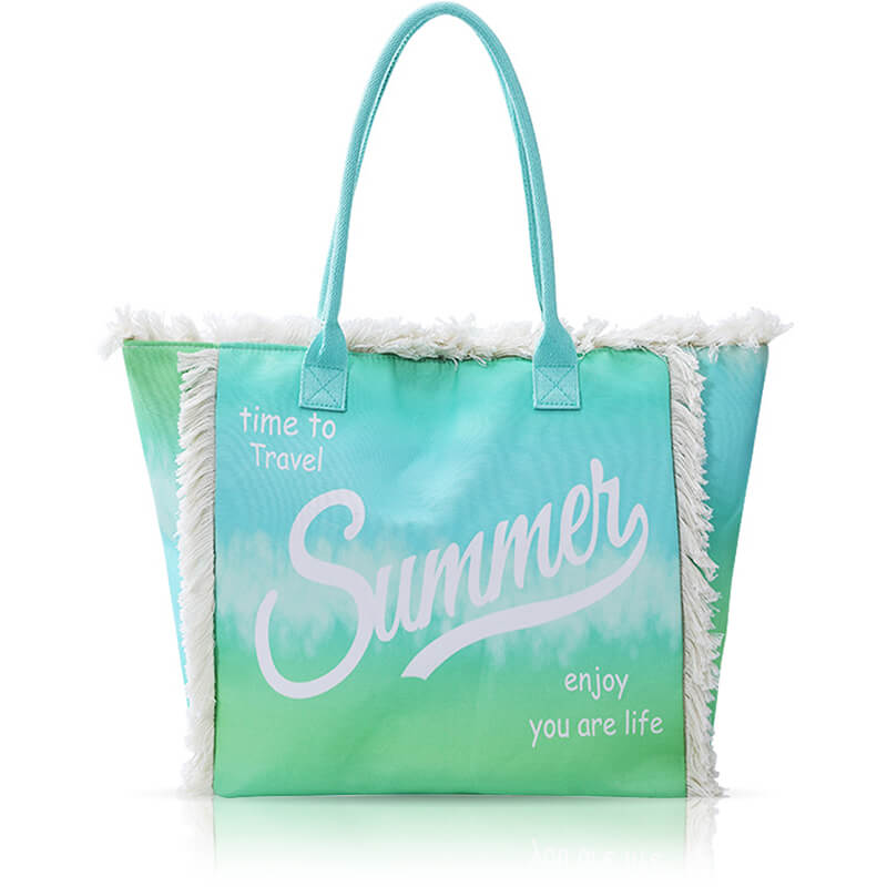 Happy Colorful Summer Beach Bags