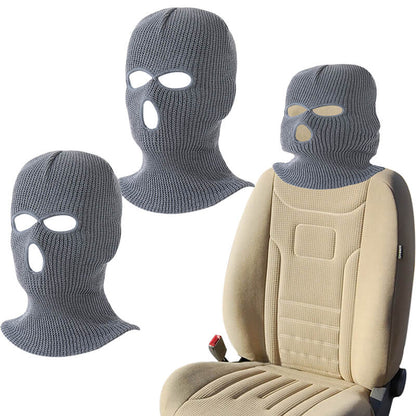 2 PACK - Funny Car Headrest Gangster Mask Cover