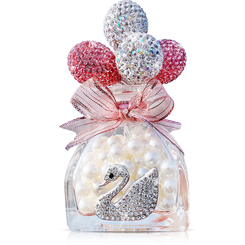 Glamorous Rhinestones Swan Car Decor