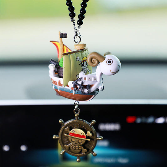 "Monkey D' Luffy" Pirate Ship Car Pendant