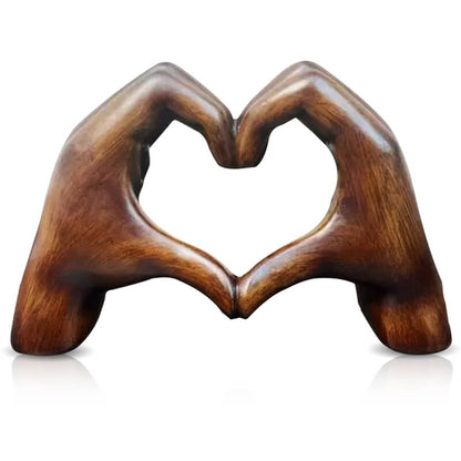 Heart Finger Sign Sculpture