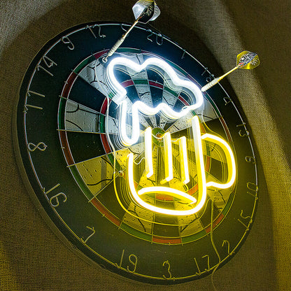 BEER - LED Neon Sign (11.8”x 11.8”)(USB)