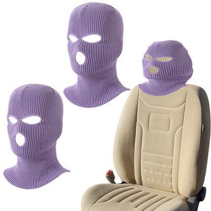 2 PACK - Funny Car Headrest Gangster Mask Cover