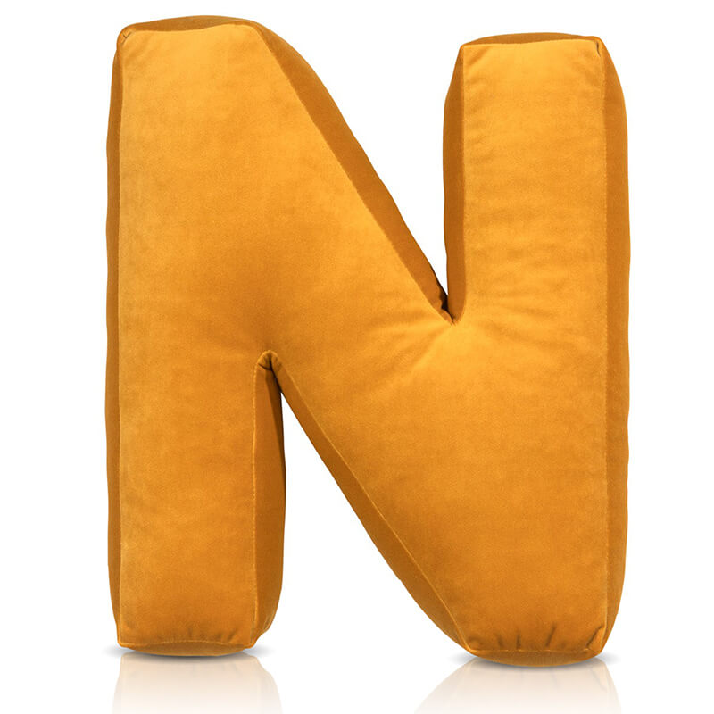 Letter Pillows Velour (16in/40cm)