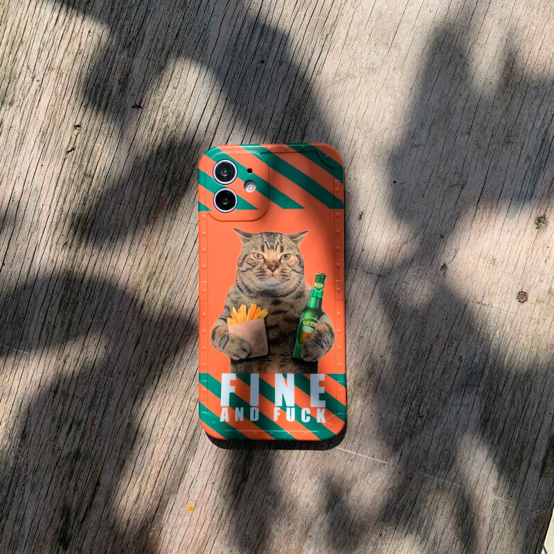 Funny Cat Case for iPhone