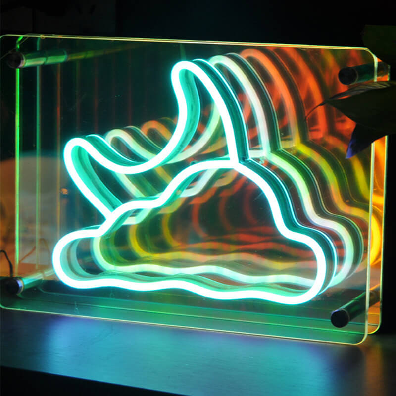 3D Tunnel Neon Sign