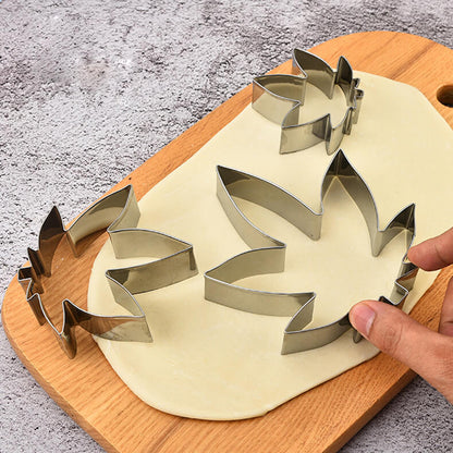 3x Set - Hemp Leaf Shape Cookie Cutter