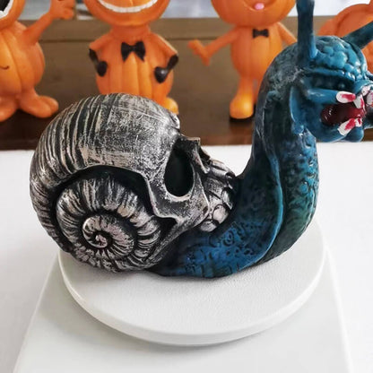 XXL Skull Snail Beast Resin Statue