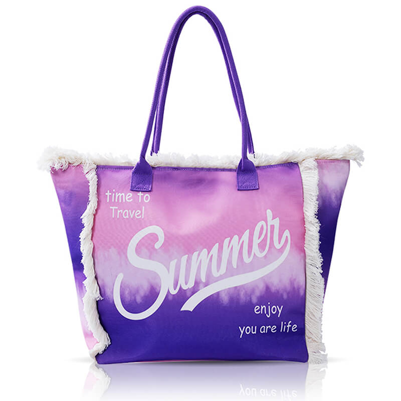 Happy Colorful Summer Beach Bags