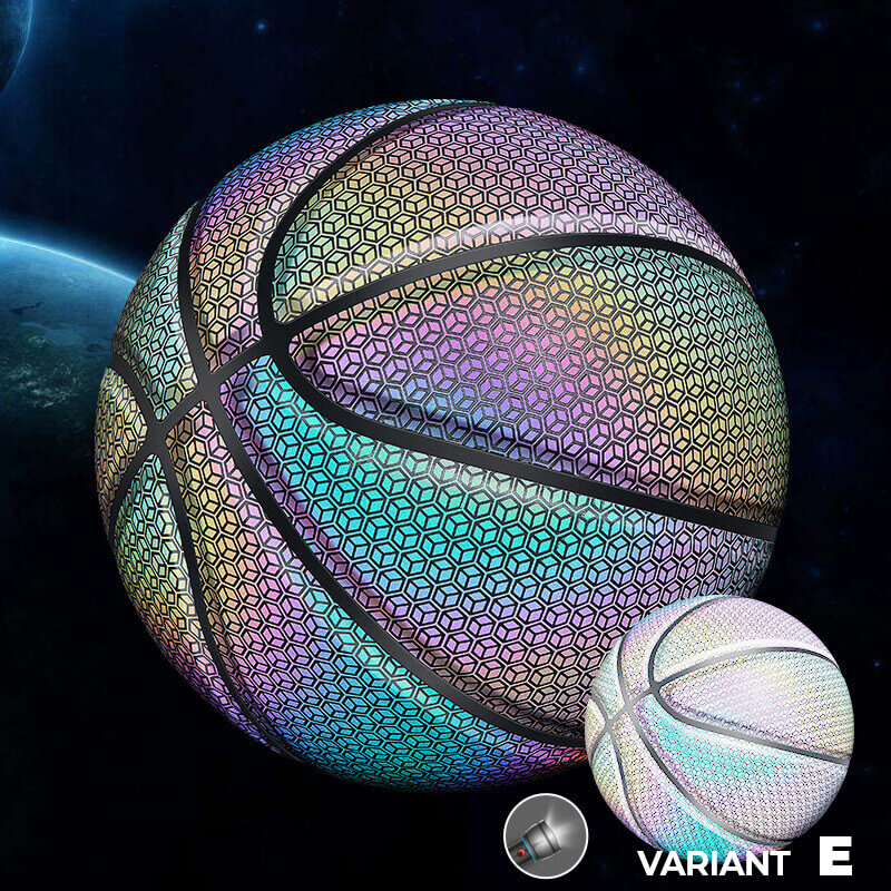 Premium Holographic Basketball "Size 7" (29.5 inch) for Kids & Adults