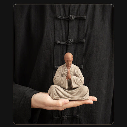 Monk in Deep Meditation - Aura Charge (Ceramic Handmade)