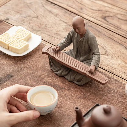 Monk Sound Meditation (handmade ceramic figure)