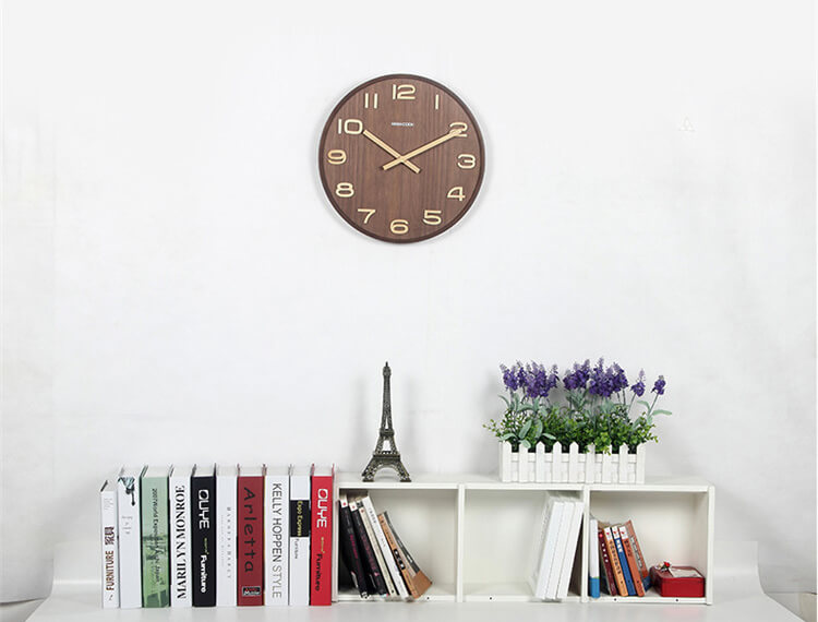 GEEKCOOK-Wooden Wall Clock Nordic Design