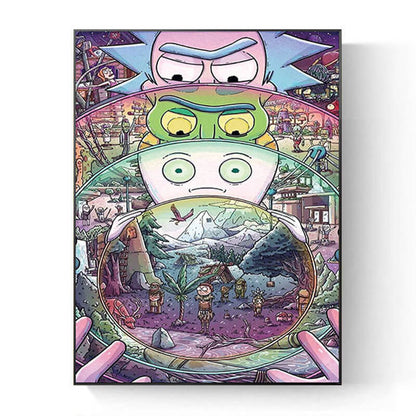 "Rick & Morty" Wall Art Pictures (Canvas/Framed)