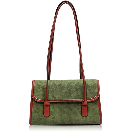 Women’s Classic Shoulder Bag with “Diamond” Pattern