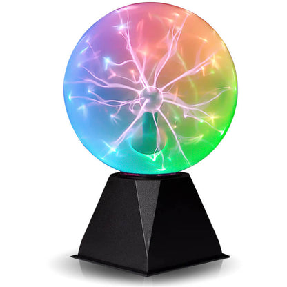 [New Version] XXL (8inch) Plasma Ball Lamp, Touch & Sound Interactive (12V)