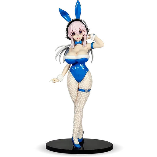 “PARTY BUNNY” Cute Dress Up Girl with Rabbit Ears Figure (11.8” tall) for Adults