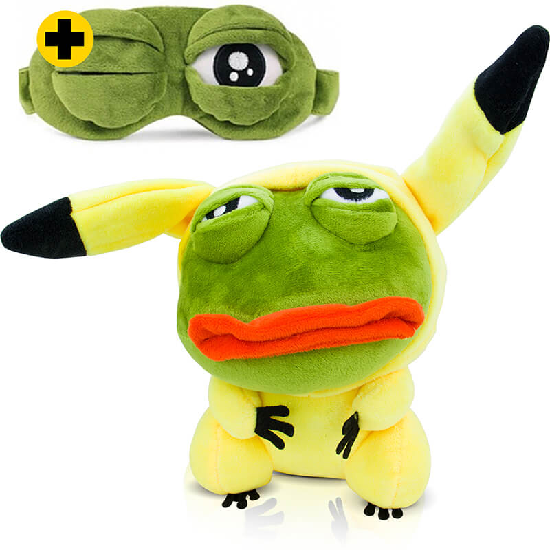 "Pepe The Sad Frog" Funny Plush Toys