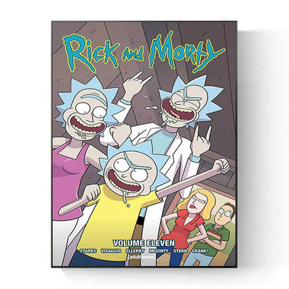 "Rick & Morty" Wall Art Pictures 12"x16" (Canvas/Framed)