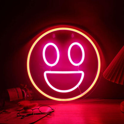 Happy SMILEY LED-Signs USB (11.8"x11.8")