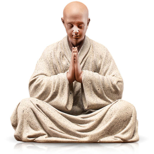 Monk in Deep Meditation - Aura Charge (Ceramic Handmade)