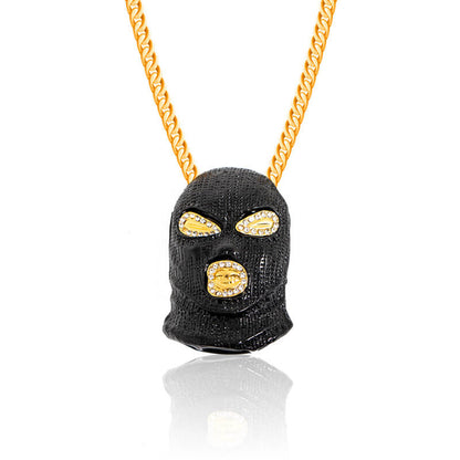 HipHop Gangster Mask Cuban Chain