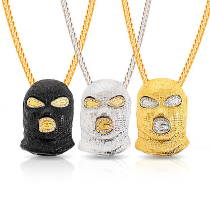 HipHop Gangster Mask Cuban Chain