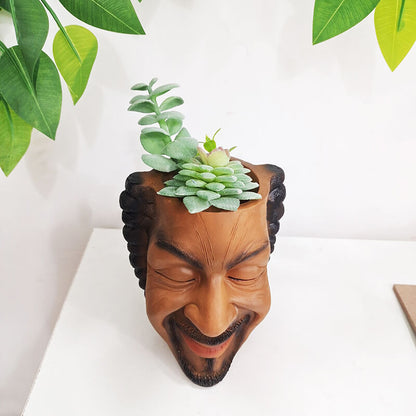 "Happy Face" Flower Head Pot & Pencil Holder 7.1 inch (Limited Edition)