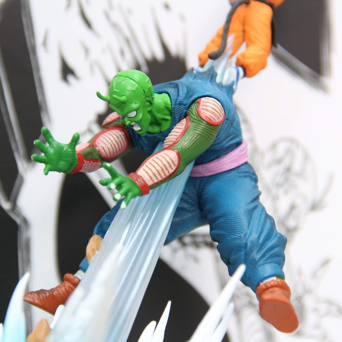 Son Goku Piccolo Fight Scene with LED Light ✪ “Dragon Ball” Action Figure (8 inch)