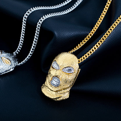 HipHop Gangster Mask Cuban Chain