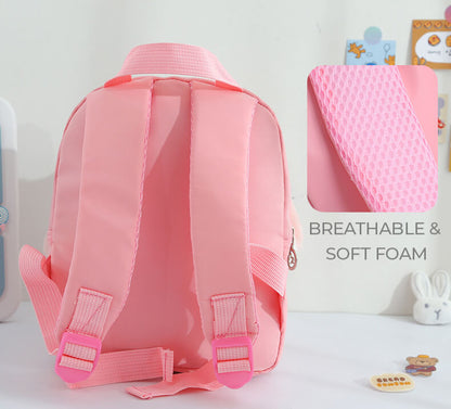 Cute Toddler Kids Backpack with Teddy Bear Toy