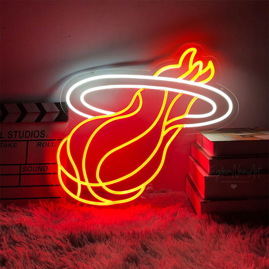 MIAMI HEAT – LED Neon Sign (15.7"x15.7")