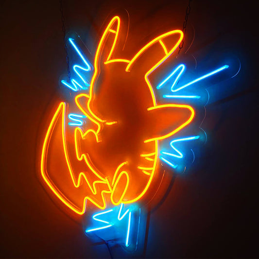 PIKACHU – LED Neon Sign (XL Size 21.6”x19.8”)