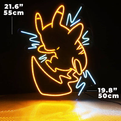 PIKACHU – LED Neon Sign (XL Size 21.6”x19.8”)