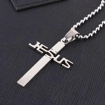 "JESUS" Holy Cross Necklace