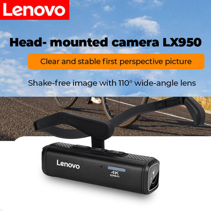 4K/60fps Head-Mounted Camera LENOVO LX950 with 110° (128GB)